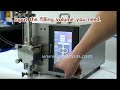 Semi automatic gear pump filler paste liquid filing machine