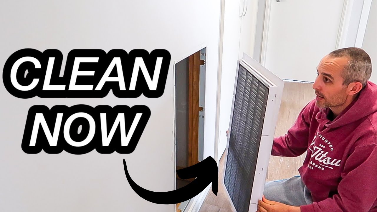 HOW TO CLEAN THE DUCTED HEATING FILTER YouTube