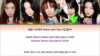 red velvet(ON A RIDE ) LYRICS _color_coded-ENG #redvelvet #onaride