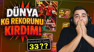 107 Ronaldo Ile Yeni̇ Dünya Kolekti̇f Güç Rekorunu Kirdim 33?? Efootball Mobile 2025