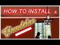 How to install a chandelier