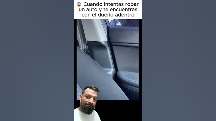 😨 Cuando intentas robar un auto y te encuentras con el dueño adentro #autos #auto #carro