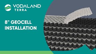 Vodaland - 8 inch GeoCell installation