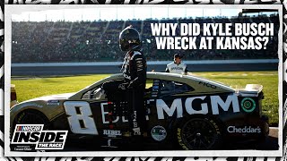 Burning Questions: How Kyle Busch wrecked from the lead at Kansas Speedway ?
