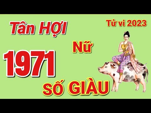 Video TỬ VI 2023: Tử Vi Tuổi Tân Hợi 1971 Nữ Mạng năm 2023-... - youtube