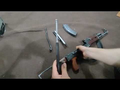 Kalashnikov Rifle Disassembly Training ش بازوبست اسلحه Weapon Explosion Bullet اموزش Cartridge 