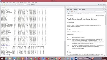 Apply function of R