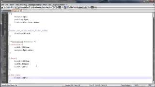 HTML5 and CSS3 beginners tutorial 38   creating a website layout part 5