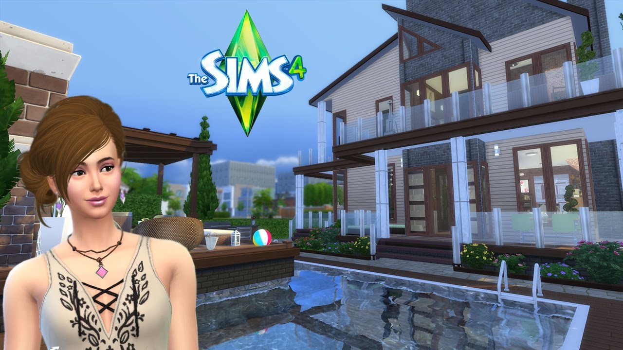 Rumah Sederhana Tapi Menarik Di The Sims 4 Youtube