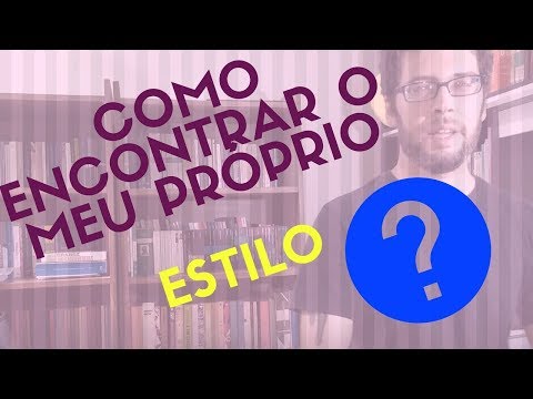 Vídeo: Será estilo de escrita?