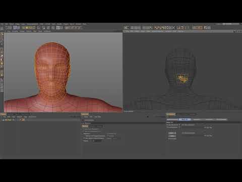 Cinema 4D Tutorial - How to UV Unwrap a Humanoid Using Relax Commands