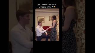 He practiced to propose in Chinese, that's true love❤️💍By @yinrun_hello #propose  #proposal #love