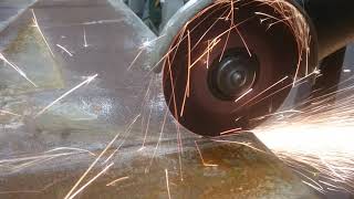 Angle Grinding 1/4&#39;&#39; Steel Plate