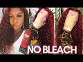 NO BLEACH NEEDED || DYING MY HAIR MAGENTA || MARCH QUEEN JERRY CURL WIG