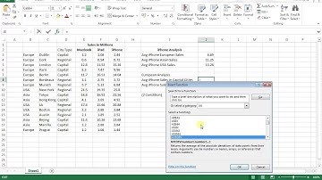 How to use an AverageIF and AverageIFS function in Excel 2013 / 2016