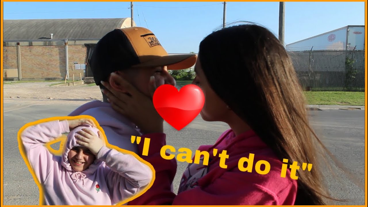 He Got His First KISS!(kind of) - YouTube