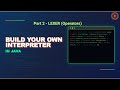 Build Your Own Interpreter in Java | Operators | Single-line comments | Multi-line comments |