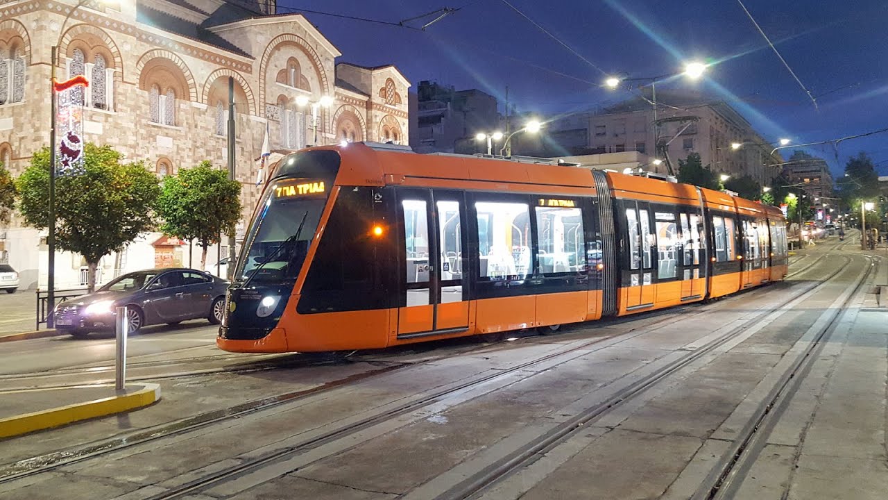 ALSTOM Citadis X05 Tram in Piraeus New Life - 15.12.2021 - [400]
