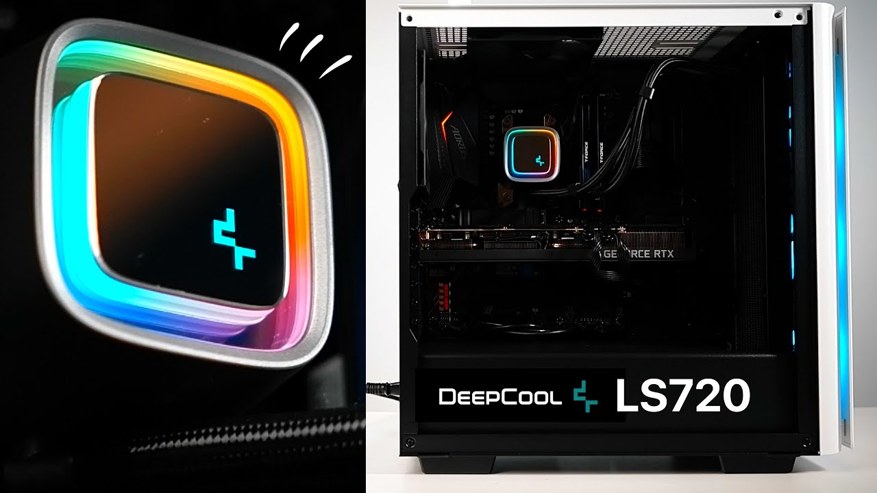 【自作PC】DeepCoolが今度は簡易水冷で本気を出したようです。 DeepCool LS720 簡易水冷 CPUクーラー 検証レビュー