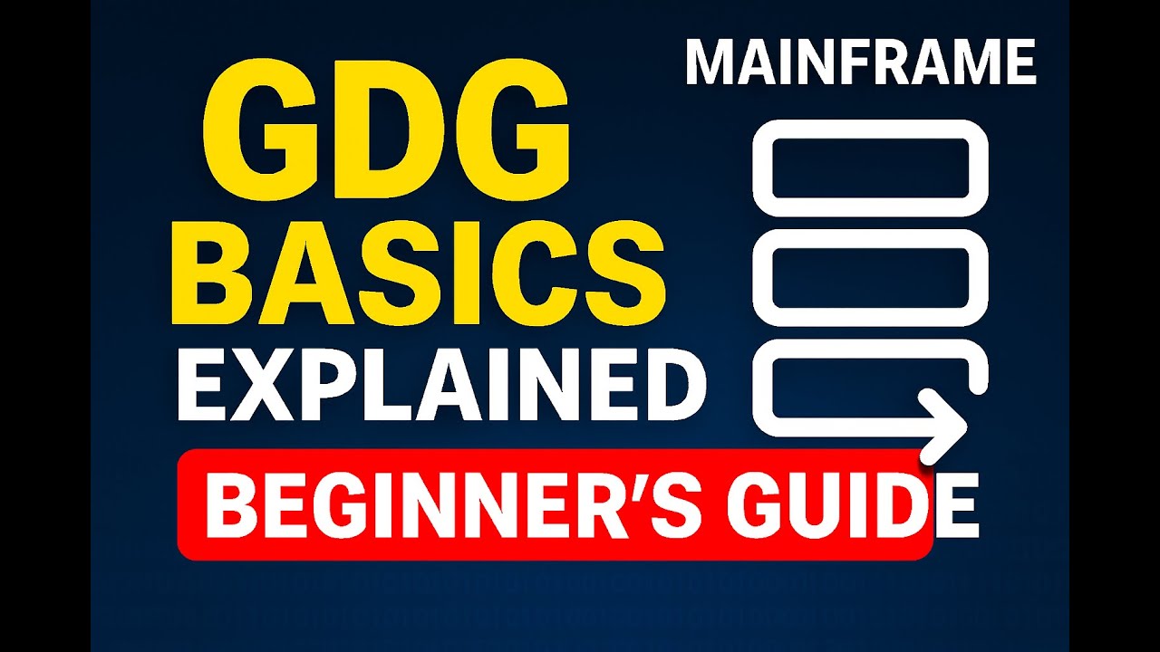 GDG Basics Explained | Beginner's Guide | Mainframe - YouTube