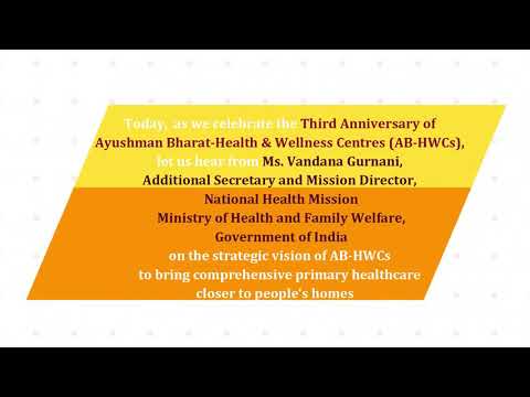 Ms. Vandana Gurnani, AS & MD, NHM on HWC's 3rd Anniversary