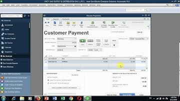 របៀបកត់ត្រាការទទួលប្រាក់ដែលអតិថិជនជំពាក់? How to make Received payment in quickbooks?
