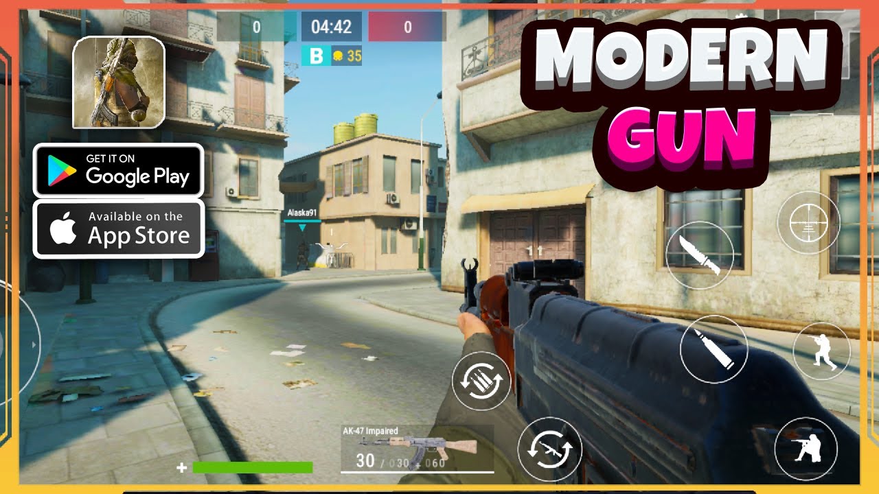 Modern Gun Gameplay (Android, iOS)