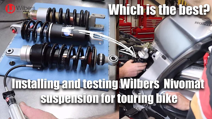Replacing rear suspension with Wilbers on the Hond...