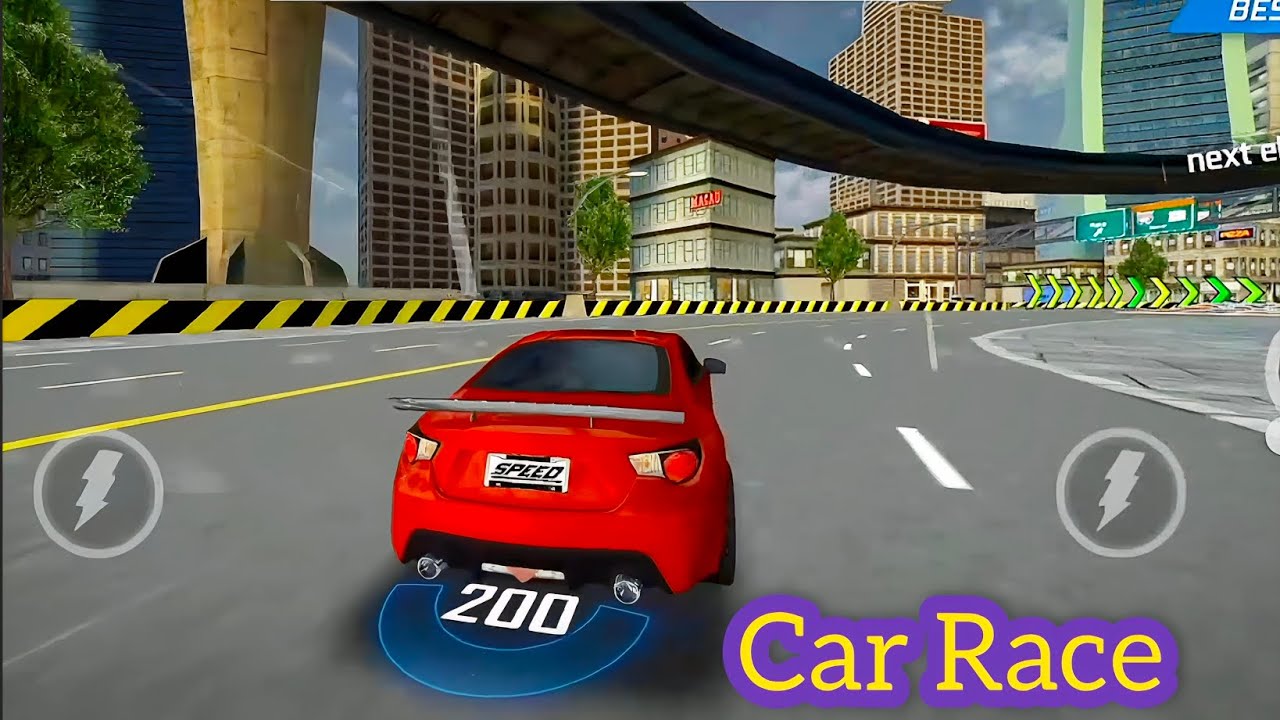 Гоночная игра для детей | Весёлое гоночное приключение с разноцветными машинками