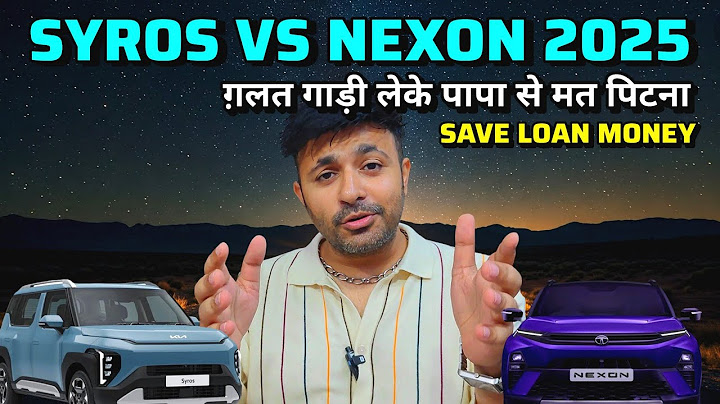 Kia Syros Vs Tata Nexon 2025 कौनसी है बेस्ट family Car ? Best Suv Nexon Vs Syros ?🚀