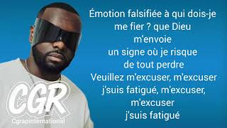 GIMS - Épuisé  (Paroles/Lyrics )