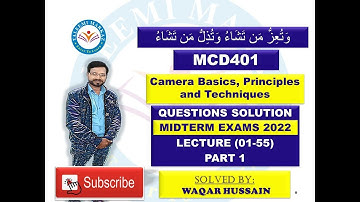 MCD401 MidTerm Exam Question and Solution By Taleemi Markaz Part 1