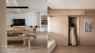 Inside A Stunning Clean Aesthetic Transformation Of A 1,076 Sqft HDB Home