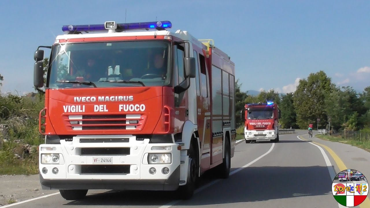 Compilation mezzi Vigili del Fuoco Brescia e provinicia/Italian Fire Truck Responding