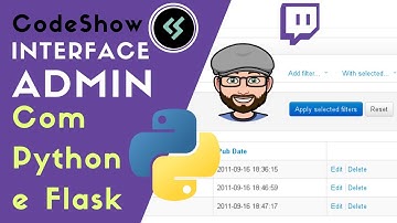 Interface administrativa com Flask Admin e Python 🐍