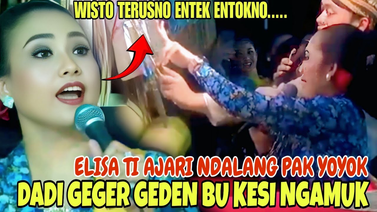 ELISA ORCARUS TI AJARI NDALANG PAK YOYOK BU KESI NGAMUK GEGER GEDEN KI 🤣