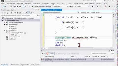 mit C++ Daten aus Datei lesen