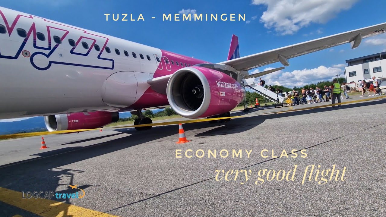 FLIGHT REPORT | TUZLA - MEMMINGEN | AIRBUS A320 | economy class