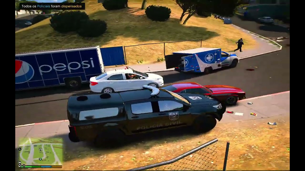 GTA V LSPD OPERAÇÃO PESADA DA COE POLICIA CIVIL DA BAHIA DEIXA VARIOS TRAFICANTES MORTOS