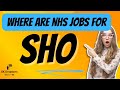 Sho jobs in uk  why are there so less sho jobs 