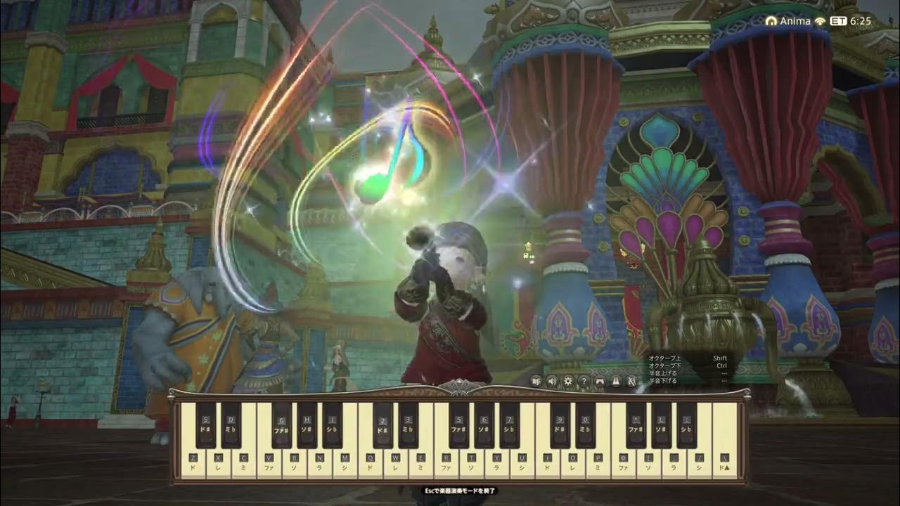 【FF14】Perfumed Eves RadzatHan Night Theme 薫香の都 ～ラザハン：夜～ 楽器演奏 bard