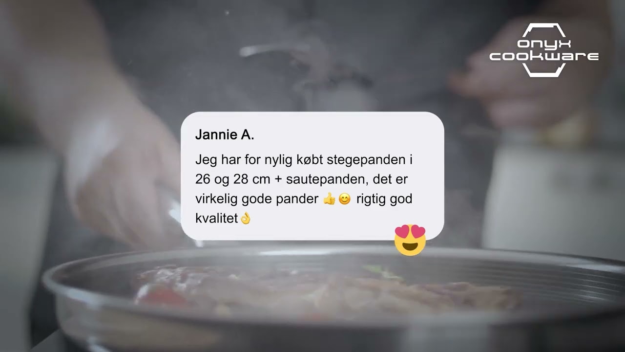 Se hvad vores mange tilfredse kunder siger om ONYX Cookware # social