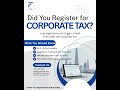 Did You Register for UAE Corporate Tax?