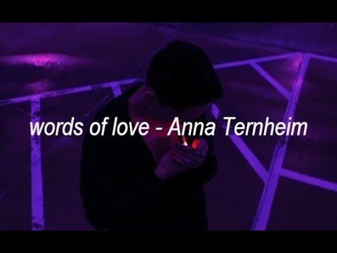 Words of love anna ternheim  sub espaol