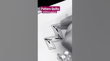 Drawing pattern Quilta | quickies #zentangle  #tangletime  #aryntheimperfect #abstractart
