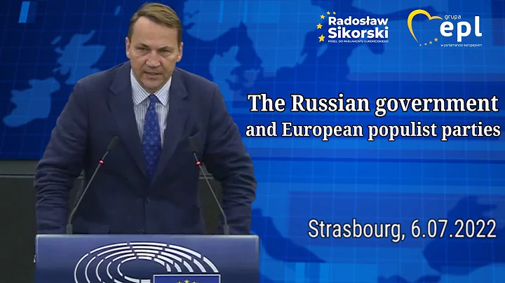 Radosaw Sikorski, The Russian government and Europ...