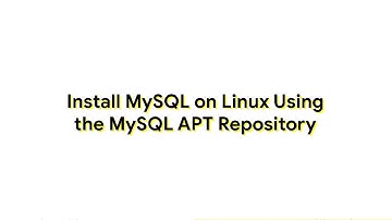Install MySQL on Linux Using the MySQL APT Repository (SFX Only)