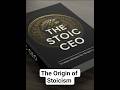 The Origin of Stoicism (It Wasn't a Classroom). #shorts #stoicism #audiobook #reels