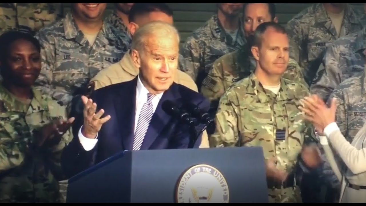Joe Biden Calls Service Members DUMB BASTARDS and DULL in this 2016 Speech