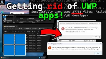 Windows 11 without UWP Apps.